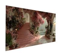 Fiore Diamond Painting Kit Completo, Diamond Painting Mare, Diamante Dipingere con i Numeri Adulti 100 x 200cm, Kit Punto Croce Diamantini Crystal Art Pittura Con Numeri, Decorazioni Casa JXL-10189