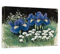 Fiore Dipingere con i Numeri Adulti, Paint by Numbers Erba Dipingere con i Numeri Bambini, Fai-da-Te Hobby Creativi Adulti con Pennelli Pittura Pigmento Acrilico per Home Decor Regalo 50x70cm,Model737