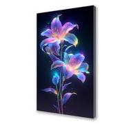 Fiore Dipingere con i Numeri Sogno Dipingere con i Numeri Adulti Bambini, DIY Olio Painting by Numbers Kit, Vernice Acrilica Pennelli Decora la Casa Ragazze Regalo 80x160 cm (Senza Cornice) L826