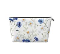 Fiore disegnato a mano, Borsa da toilette Borsa per trucco Borsa per cosmetici Borsa da toilette da viaggio portatile