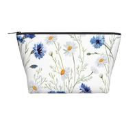 Fiore disegnato a mano, Borsa da toilette Borsa per trucco Borsa per cosmetici Borsa da toilette da viaggio portatile