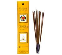 Fiore D'Oriente Manipura Chakra Incense, Bacchette profumate fatte a mano, Giallo, 20 bastoncini (40 gr)