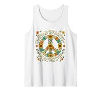 Fiore Floreale del Segno della Pace manifestante Pacifico Non pagato Canotta