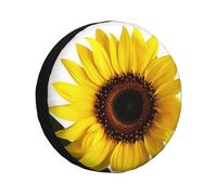 Fiore Girasole Copertura della Ruota di Scorta Impermeabile Antipolvere Auto Protezioni Ruota di Scorta Portatile Copertura Universale Misura per RV SUV