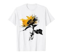 Fiore grafico per amanti del girasole Disegno di arte del Maglietta