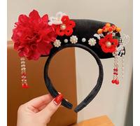 Fiore in stile cinese Copricapo con perla in stile antico cerchietto da principessa