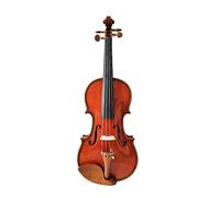 Fiore Intagliato A Mano Per Violino 4/4 Con Arco In Legno Brasiliano E Custodia In Schiuma