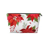 Fiore invernale di Natale, Borsa da toilette Borsa per trucco Borsa per cosmetici Borsa da toilette da viaggio portatile