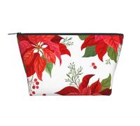 Fiore invernale di Natale, Borsa da toilette Borsa per trucco Borsa per cosmetici Borsa da toilette da viaggio portatile