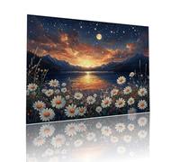 Fiore Jigsaw Puzzle Adulti 2000 pezzi Jigsaw Puzzles Classici Arte Impossibili Grandi Dimensioni Cielo Stellato per Ragazzi Divertimento Rilassamento e Intelligence, Regalo Uomo e Donna 70x99cm t-335