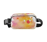 Fiore Lumaca su una roccia elegante Marsupio Marsupio per Donne Uomini Adolescenti Grande Capacità Sling Chest Bag, Orso a forma di, 1 size