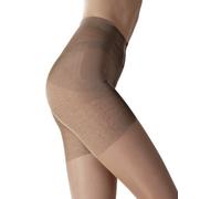 Fiore Luxury, collant 20 denari modellante e snellente, disponibile in nero o marrone chiaro. Black Small