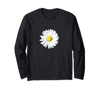 Fiore Margherita Bianca Moda Chic Casual Elegante per Donne Maglia a Manica