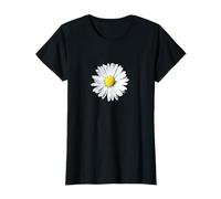 Fiore Margherita Bianca Moda Chic Casual Elegante per Donne Maglietta