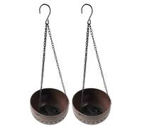 Fiore Pentole da Parete Cestini Con Inossidabili Catene Balcone Decorazione