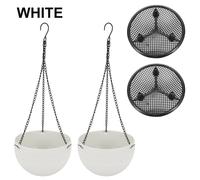 Fiore Pentole da Parete Cestini Plastica Self-Watering Con Scarico Foro Durevole