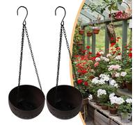 Fiore Pentole da Parete Cestini Vaso di Fiori Esterno Con Scarico Foro
