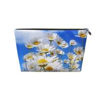 Fiore profumato della margherita, Borsa per il trucco Borsa per cosmetici Borsa da toilette da viaggio portatile Borsa da toilette