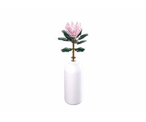 FIORE PROTEA MATTONCINI COMPATIBILI LEGO BIEMME SLUBAN FLOWER COSTRUZIONI