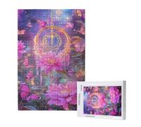 Fiore Puzzle 2000 Pezzi, Puzzle Fantasia Pattern Design con Confezione Regalo, Fai da te Puzzles in Legno, Dimensione Di 99x70cm, Regalo Adulti Lntrattenimento Creativo, Collection Regali Decor,p1307t