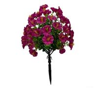 Fiore realistico in plastica mattutina gloria 41 cm vibrante (7)