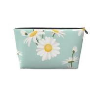 Fiore rigoglioso della margherita floreale, Borsa da toilette Borsa per trucco Borsa per cosmetici Borsa da toilette da viaggio portatile