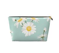 Fiore rigoglioso della margherita floreale, Borsa per il trucco Borsa per cosmetici Borsa da toilette da viaggio portatile Borsa da toilette