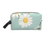 Fiore rigoglioso della margherita floreale, Borsa per il trucco Borsa per cosmetici Borsa da viaggio portatile da viaggio Borsa per trucco Organizer