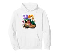 Fiore Selvatico Botanico Sentiero Escursionista Fiori Felpa con Cappuccio