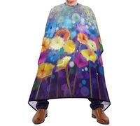 Fiore Stagionale Variopinto Grembiule Da Parrucchiere Regolabile Mantella Parrucchiere Impermeabile Taglio Di Capelli Mantello Per Uomini Barbieri Parrucchieri