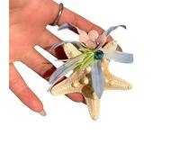 Fiore Stelle Marine Clip Per Capelli Per Le Donne Moda Leggero Tornante Vacanza Ornamento Dei Capelli Con Shell Design Decors Dei Capelli