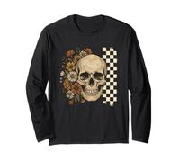 Fiore Teschio Summerween Maglia a Manica