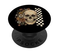 Fiore Teschio Summerween PopSockets PopGrip Adesivo