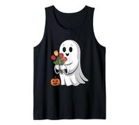 Fiore Trick Or Treat Boo Fiorista Floreale Halloween Canotta
