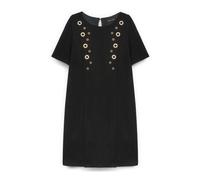 Fiorella Rubino - Abito Milano Stitch con Occhielli - - Dresses - Donna - Nero - 4XL