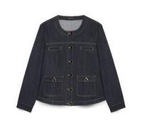 Fiorella Rubino - Bon Ton Denim Jacket - - Jackets - Donna - Blu - 3XL