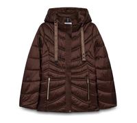 Fiorella Rubino - Piumino corto trapuntato a onde - - Jackets - Donna - Marrone - 4XL