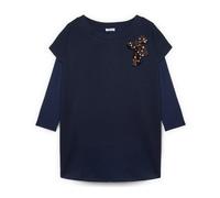 Fiorella Rubino - Short Dress with Polka Dot Bow - - Dresses - Donna - Blu - M