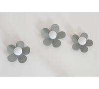 Fiorello appendiabiti da parete moderno alluminio