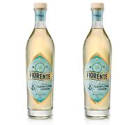Fiorente Liquore Fiori Sanbuco - 2 Botiglie da 700ml - Realizzato con Ingredienti Completamente Naturali ed Italiani, Fresco Agrumato Ideale per Hugo Spritz e Fiorente Spritz - 20% vol. -