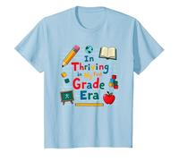 Fiorente nella mia Era di Prima elementare Maglietta, Bambini, Celeste, 4 Anni