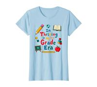 Fiorente nella mia Era di Prima elementare Maglietta, Donna, Celeste, XXL