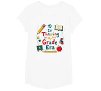 Fiorente nella mia Era di Prima elementare Maglietta, Ragazze, Bianco, M