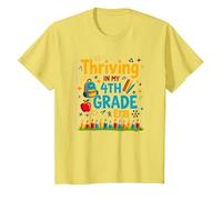 Fiorente nella mia Era di Quarta elementare Maglietta, Bambini, Limone, 6 Anni