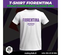 Fiorentina T-shirt Finale Conference League Athens 2024 Atene Viola Firenze