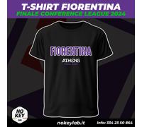Fiorentina T-shirt Finale Conference League Athens 2024 Atene Viola Firenze