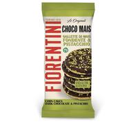 Fiorentini Alimentari GALLETTE MAIS RICOPERTE CON CIOCCOLATO FONDENTE E GRANELLA DI PISTACCHIO 72 G
