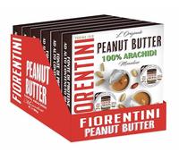 Fiorentini Peanut Butter 100% Arachidi Monodose Box 6x80g - 24 Vaschette da 20g - Crema di Arachidi Spalmabile - Fonte di Proteine - Senza Glutine, Latte, Olio di Palma e Senza Zuccheri Aggiunti