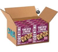 Fiorentini Peanut Butter & Choco Bar Super Protein Barrette al Burro d'Arachidi e Cioccolato 114g [CAIYA® BOX da 8 Confezioni]