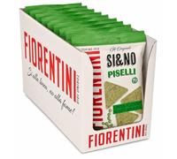 Fiorentini SI&NO Mini Gallette con Piselli 20g - Box 10 Bustine Monoporzione da 20g, Snack Non Fritto, Senza Glutine, Formato Monoporzione